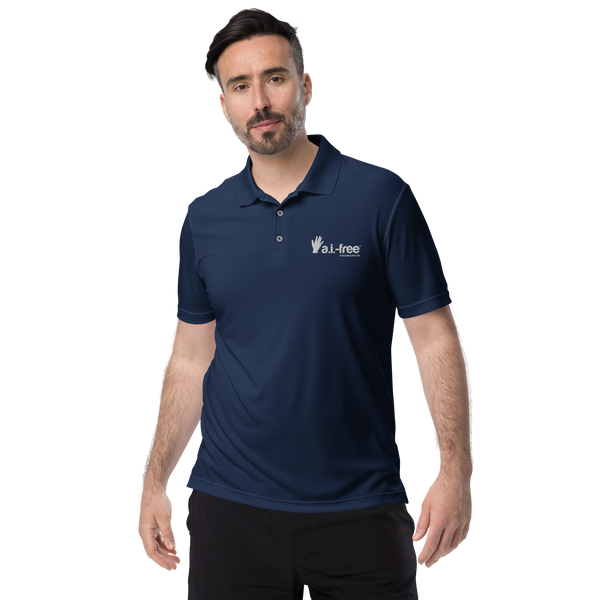 Human Intelligence polo shirt