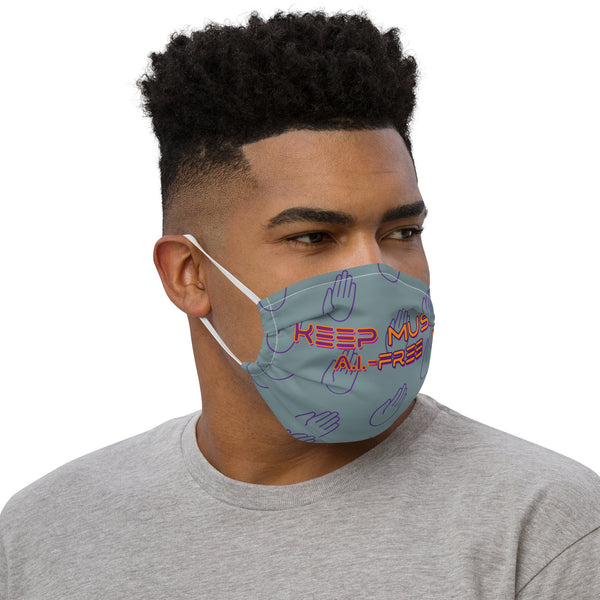 Keep Music A.I.-Free Face Mask