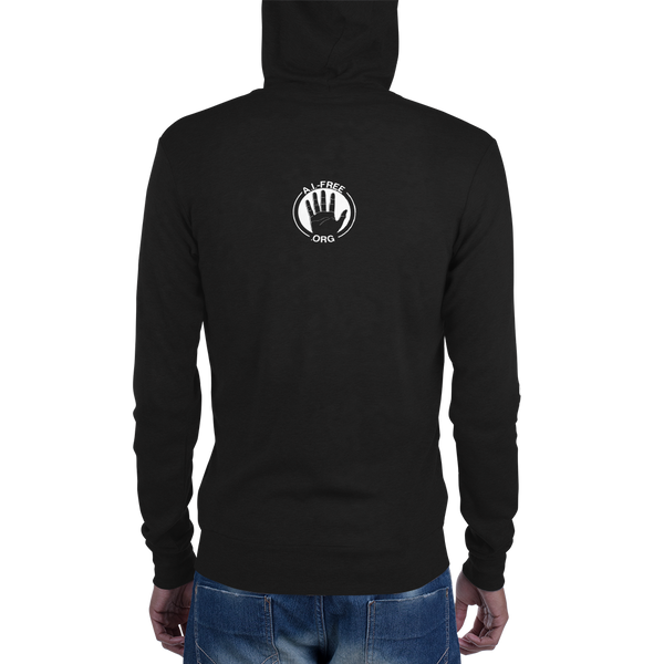 100% Human Zip Hoodie (Unisex)