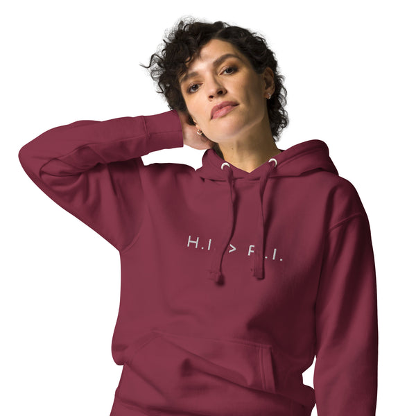 Human Intelligence Embroidered Hoodie (Unisex)