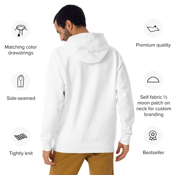 Human Intelligence Embroidered Hoodie (Unisex)