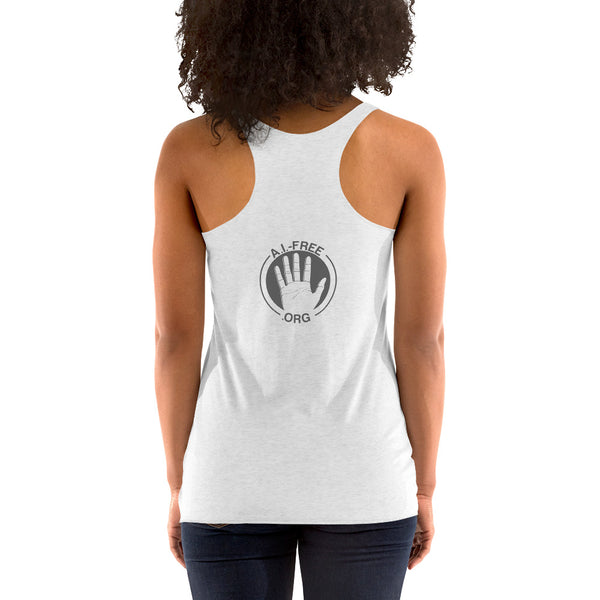 100% Human with A.I.-Free Seal Tank Top