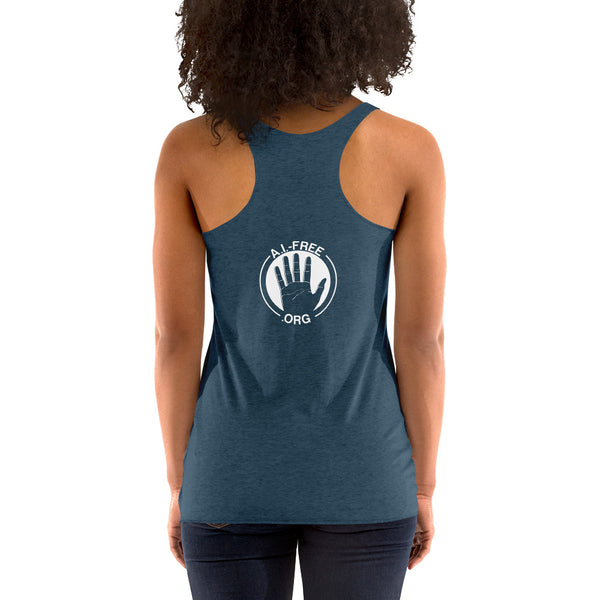 100% Human with A.I.-Free Seal Tank Top