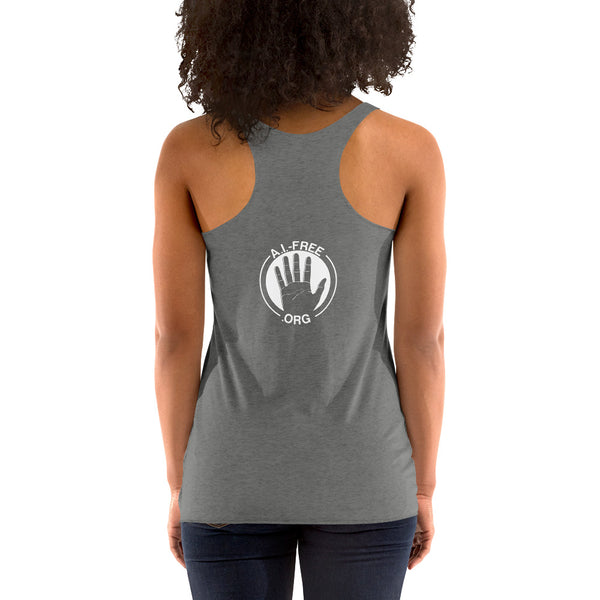 100% Human with A.I.-Free Seal Tank Top