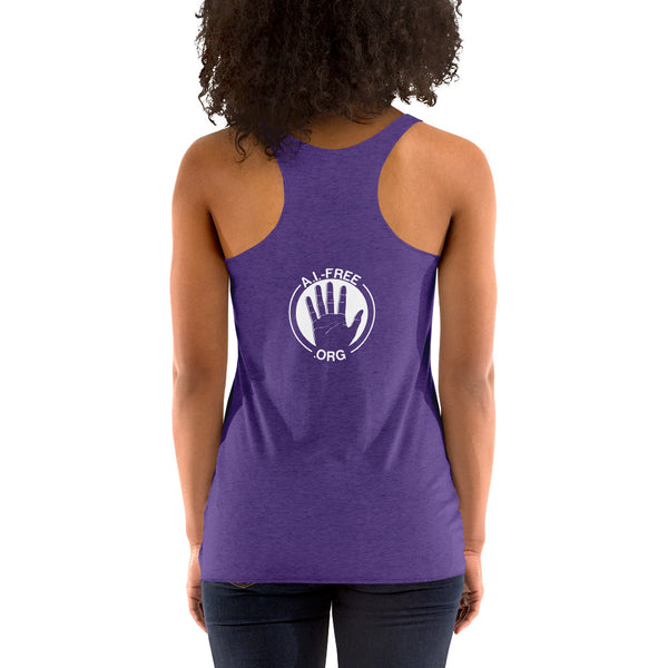 100% Human with A.I.-Free Seal Tank Top