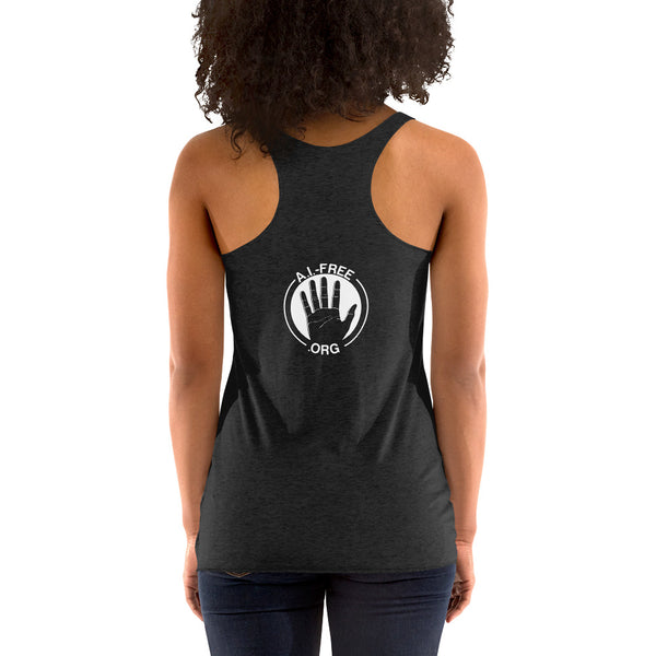 100% Human with A.I.-Free Seal Tank Top