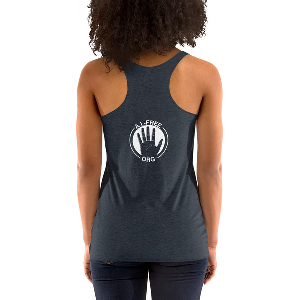 100% Human with A.I.-Free Seal Tank Top