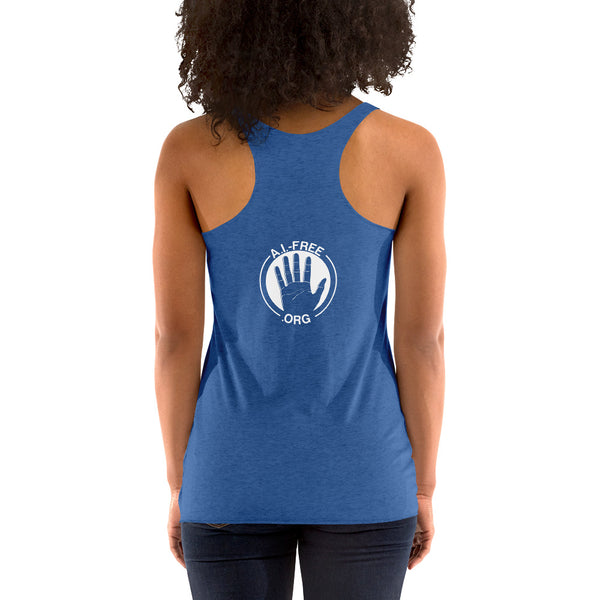 100% Human with A.I.-Free Seal Tank Top