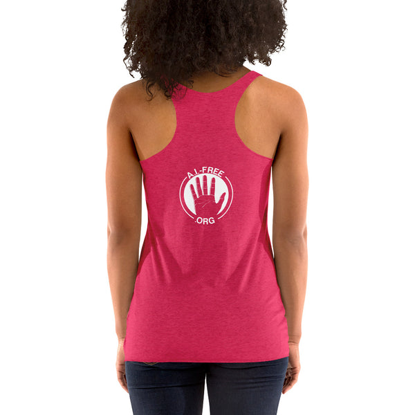 100% Human with A.I.-Free Seal Tank Top