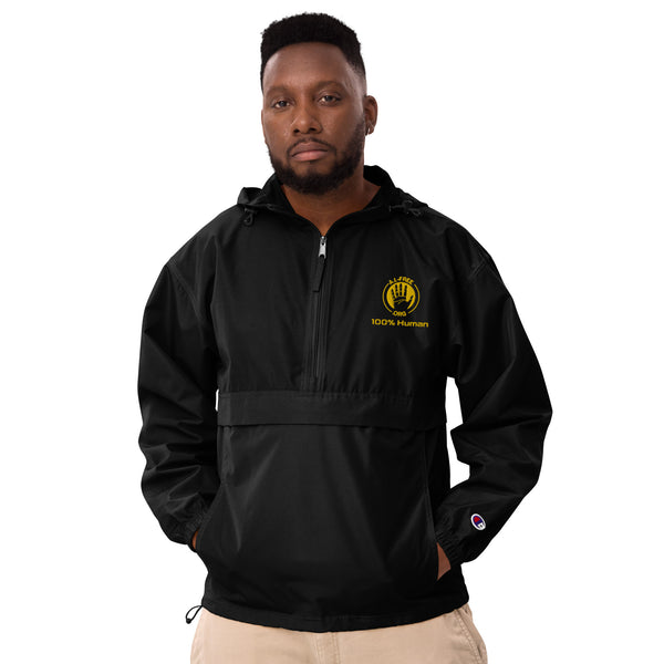 100% Human Embroidered Packable Jacket with A.I.-Free Seal (co-designed with Champion)