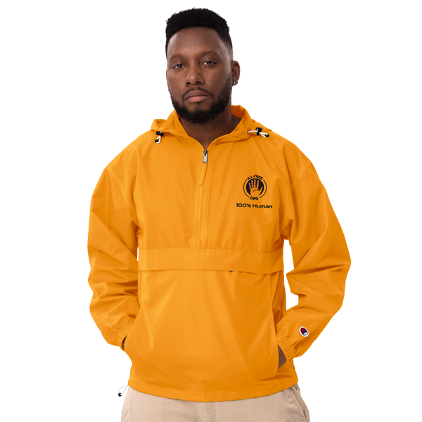 100% Human Embroidered Packable Jacket with A.I.-Free Seal (co-designed with Champion)