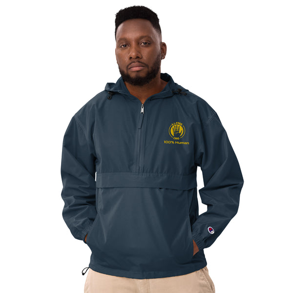 100% Human Embroidered Packable Jacket with A.I.-Free Seal (co-designed with Champion)