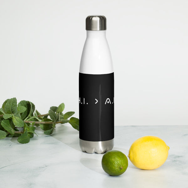 Human Intelligence Water Bottle