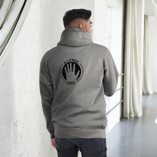 100% Human / A.I.-Free Seal Printed Hoodie (Unisex)