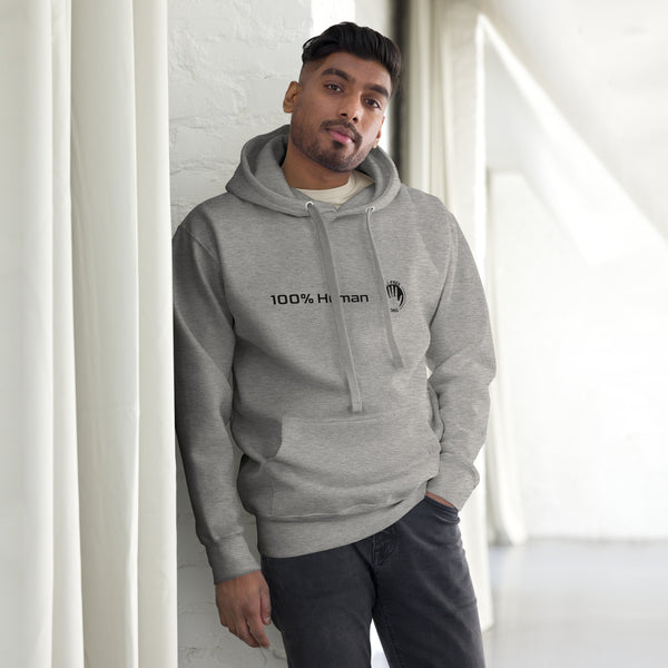 100% Human / A.I.-Free Seal Printed Hoodie (Unisex)