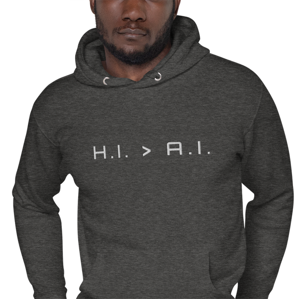 Human Intelligence Embroidered Hoodie (Unisex)