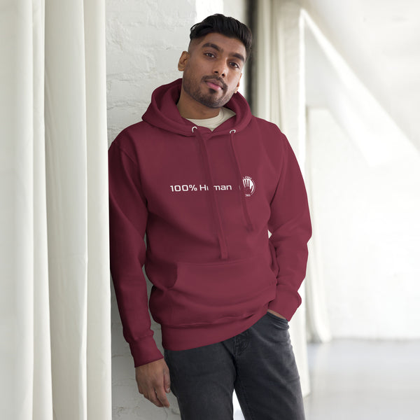 100% Human / A.I.-Free Seal Printed Hoodie (Unisex)