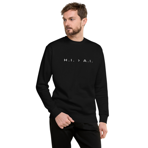 Human Intelligence Premium Sweatshirt (Unisex)