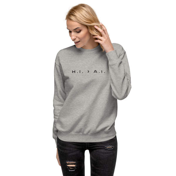 Human Intelligence Premium Sweatshirt (Unisex)