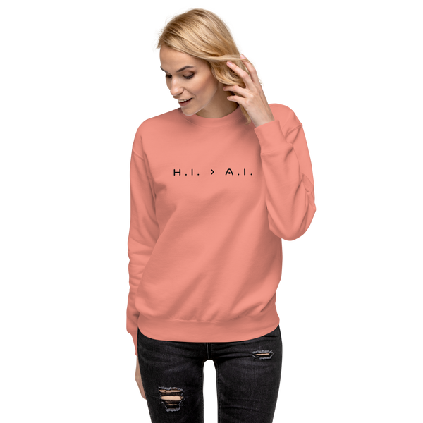 Human Intelligence Premium Sweatshirt (Unisex)