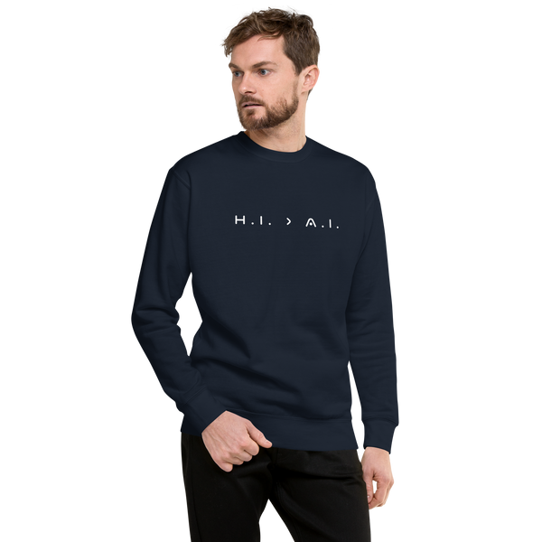 Human Intelligence Premium Sweatshirt (Unisex)