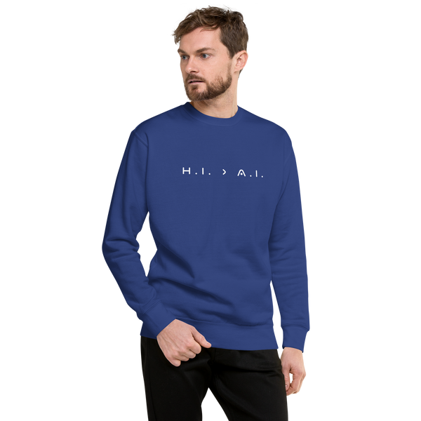 Human Intelligence Premium Sweatshirt (Unisex)