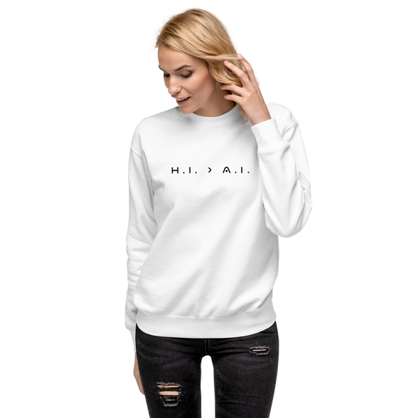 Human Intelligence Premium Sweatshirt (Unisex)
