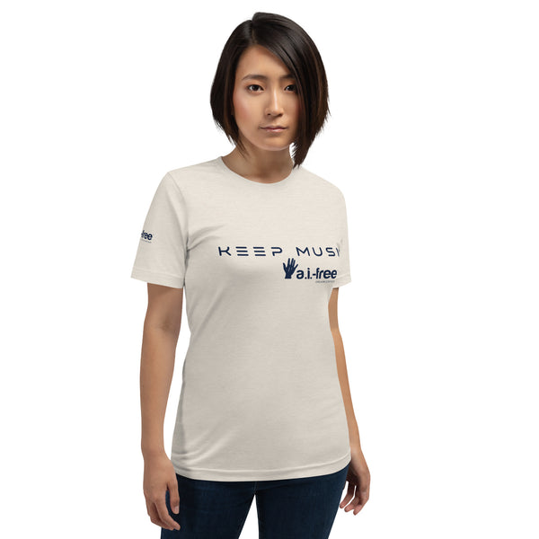 Keep Music A.I.-Free T-Shirt