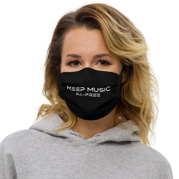 Keep Music A.I.-Free Face Mask