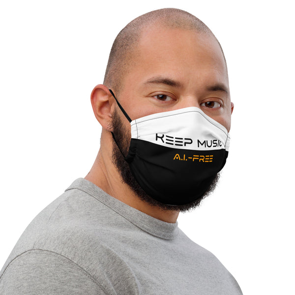 Keep Music A.I.-Free Face Mask