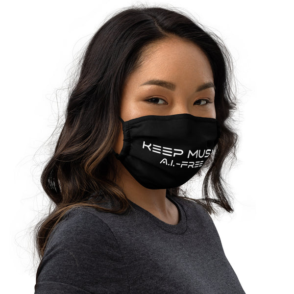 Keep Music A.I.-Free Face Mask