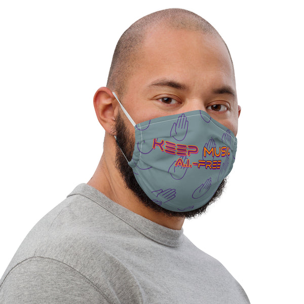 Keep Music A.I.-Free Face Mask