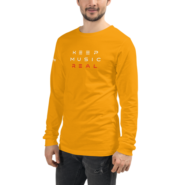 Keep Music Real Long Sleeve Tee (Unisex)