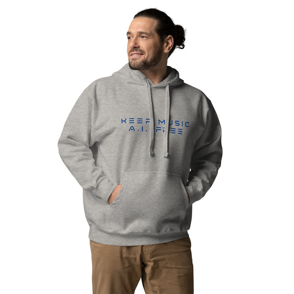 Keep Music A.I.-Free Unisex Hoodie