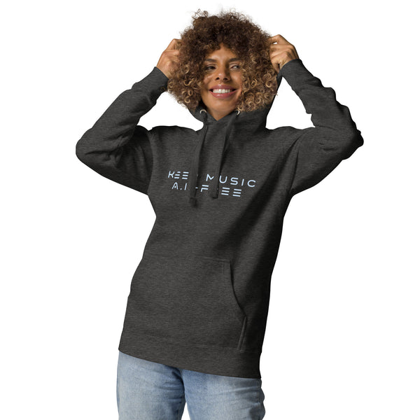 Keep Music A.I.-Free Unisex Hoodie