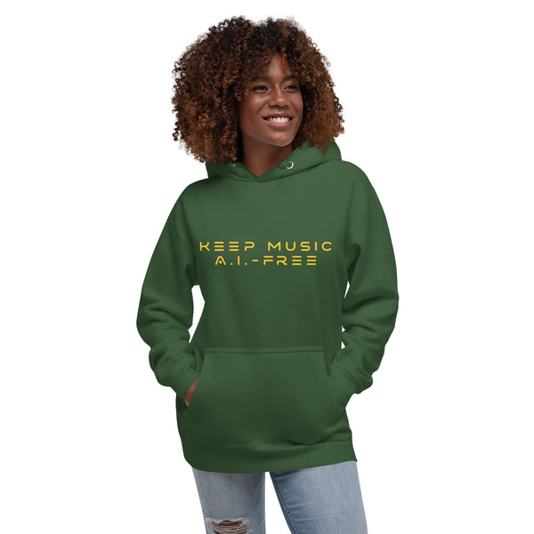 Keep Music A.I.-Free Unisex Hoodie