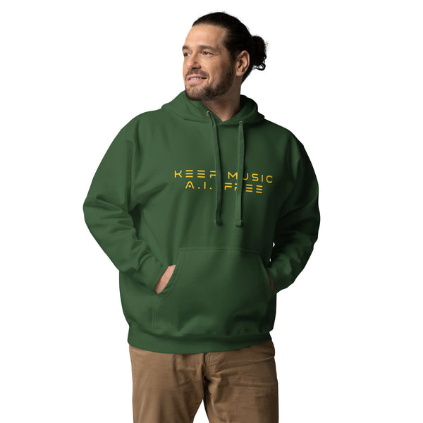 Keep Music A.I.-Free Unisex Hoodie