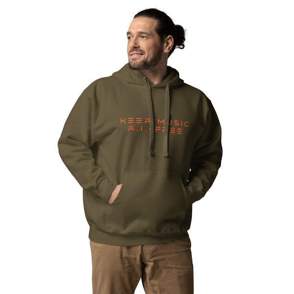 Keep Music A.I.-Free Unisex Hoodie