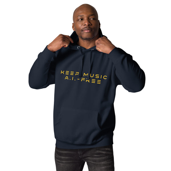 Keep Music A.I.-Free Unisex Hoodie