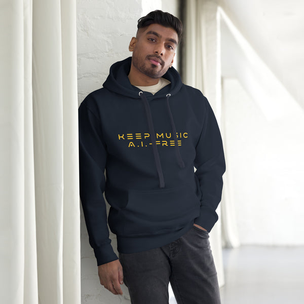 Keep Music A.I.-Free Unisex Hoodie