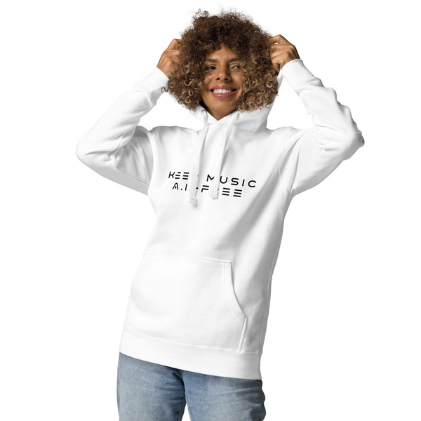 Keep Music A.I.-Free Unisex Hoodie