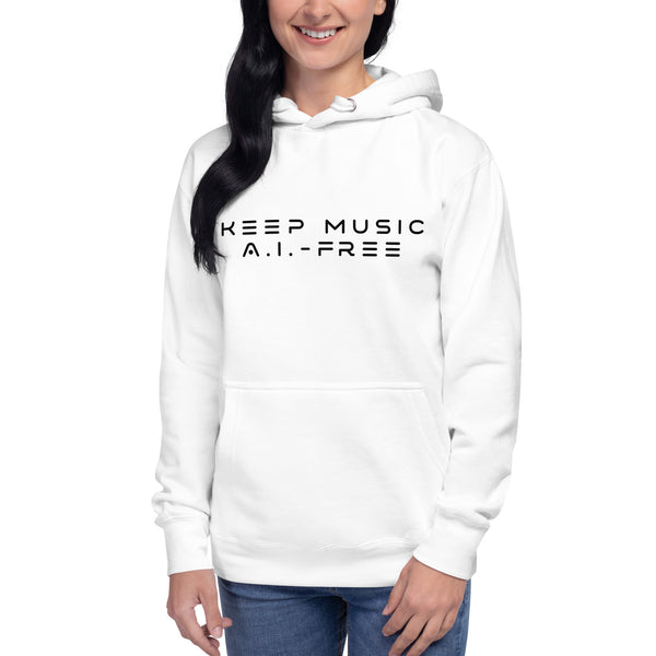 Keep Music A.I.-Free Unisex Hoodie