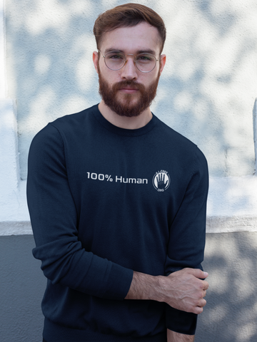 100% Human Premium Sweatshirt (Unisex)