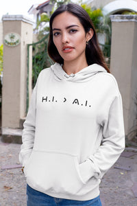 Human Intelligence Printed Hoodie (Unisex)