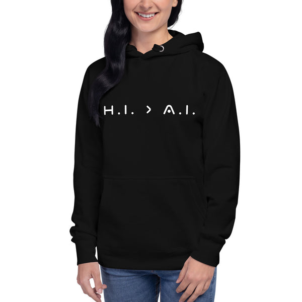 Human Intelligence Printed Hoodie (Unisex)