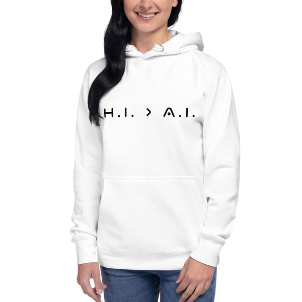 Human Intelligence Printed Hoodie (Unisex)