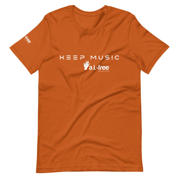 Keep Music A.I.-Free T-Shirt