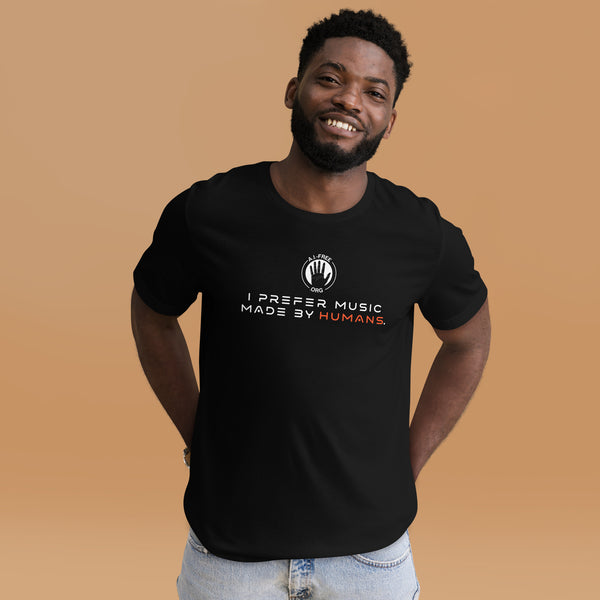 A.I.-Free Music - Made by Humans T-Shirt