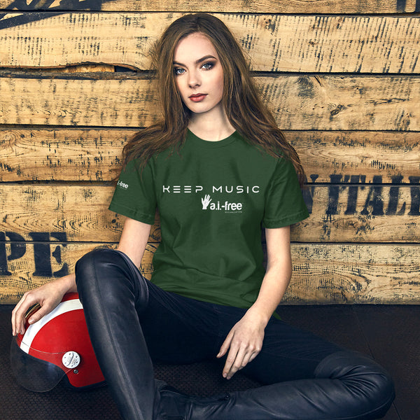 Keep Music A.I.-Free T-Shirt