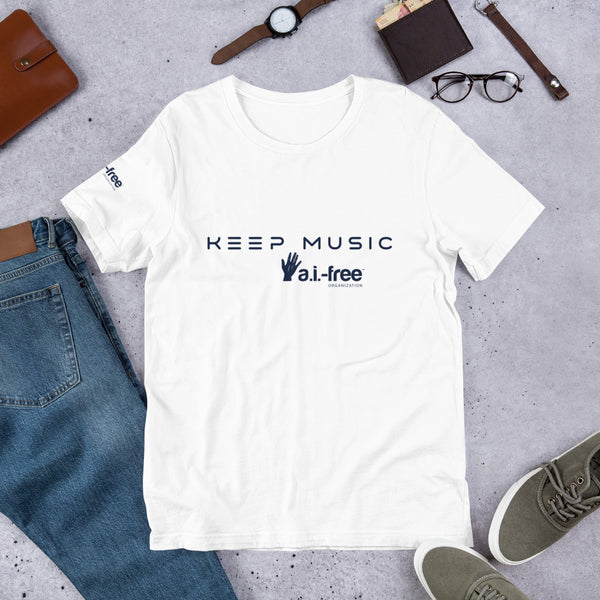 Keep Music A.I.-Free T-Shirt